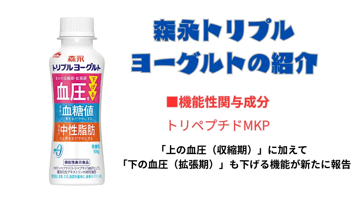 森永トリプルヨーグルトの紹介記事